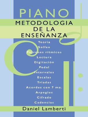 cover image of Piano. Metodología de la enseñanza